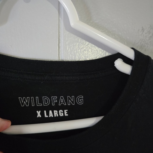 Wildfang Graphic Tee Unisex XL Black Good I Really Care Don't U Statement Shirt - Picture 2 of 4